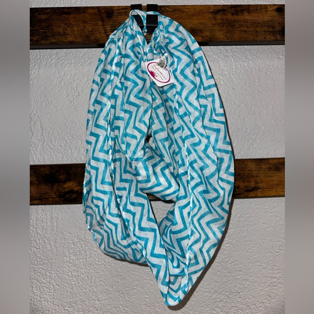 Turquoise Infinity Scarf
